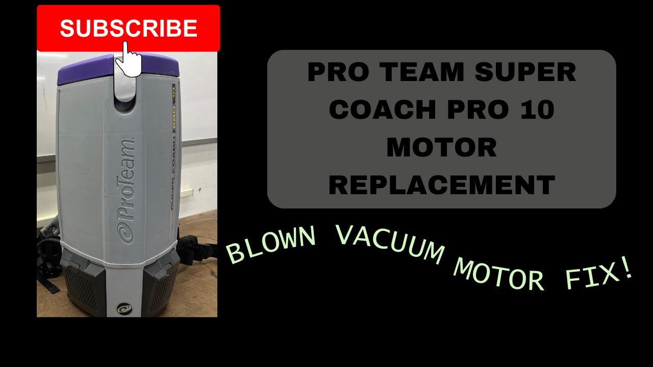 How to Replace Motor On Pro Team Super-coach Pro 10 (107303)