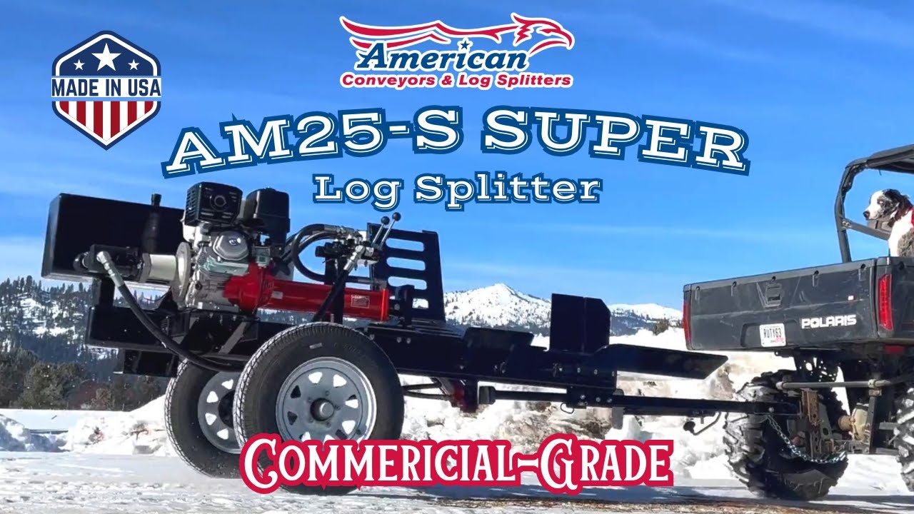 Commercial-Grade American-Made Log Splitter | Maximize Your Time with Each Split