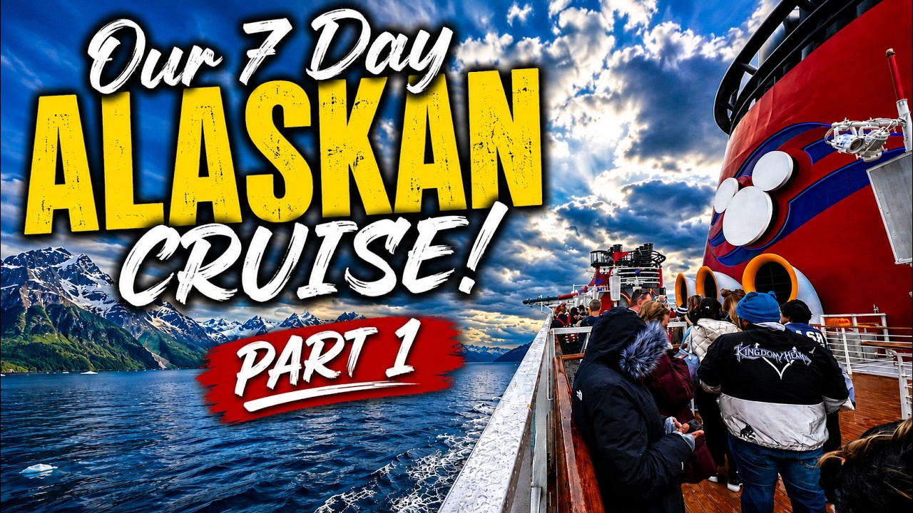 🏔️ 7-Day Disney Alaska Cruise Pt. 1 | Embarkation Day on Disney Magic | 4K