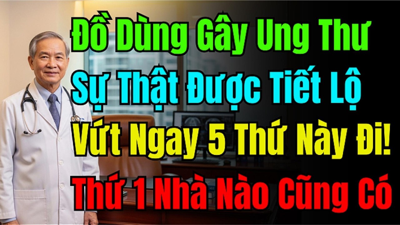 Nguy Hiểm! 5 Thứ Trong Nhà Cực Độc Có Thể Gây Ung Thư, Rất Nhiều Người Việt Vẫn Đang Dùng Mỗi Ngày.