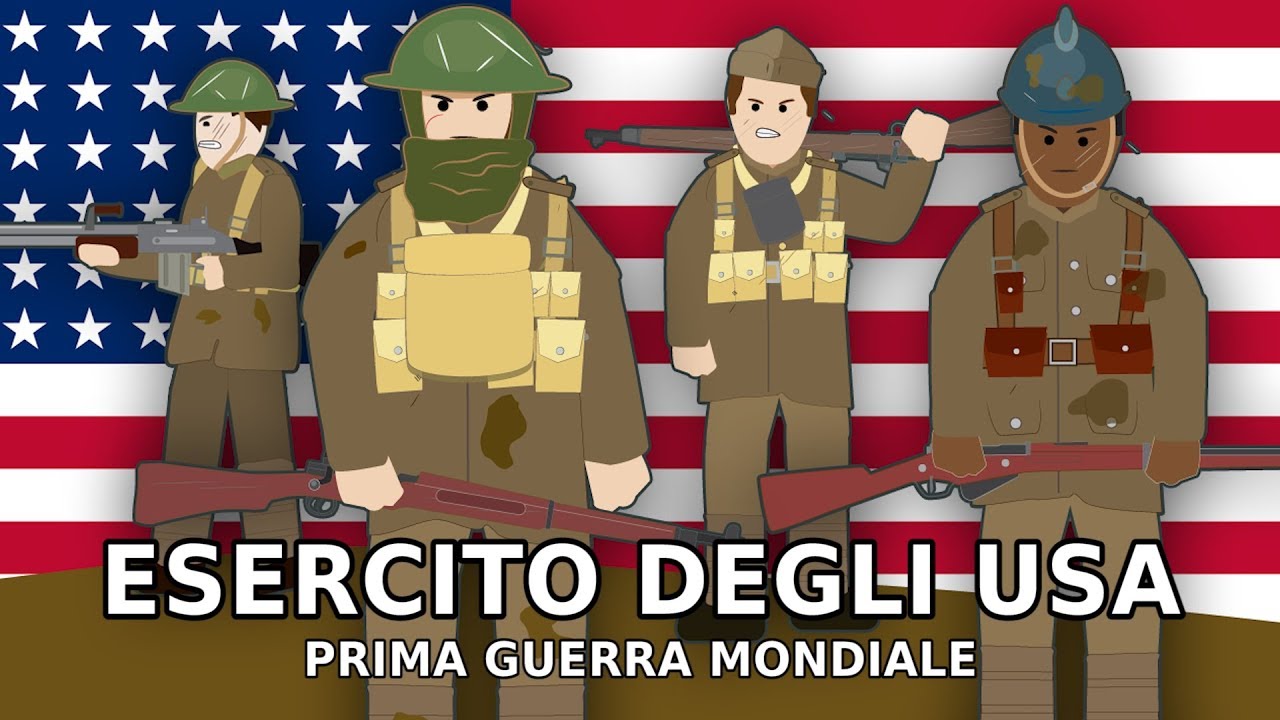 La STORIA dei SOLDATI AMERICANI nella Prima Guerra Mondiale
