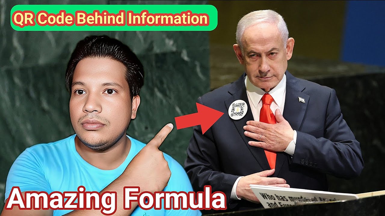 Benjamin Nitanyah QR Code Behind I*formation | 7 October a*tack 2023 in I*rael By Jamal Hussain - JH