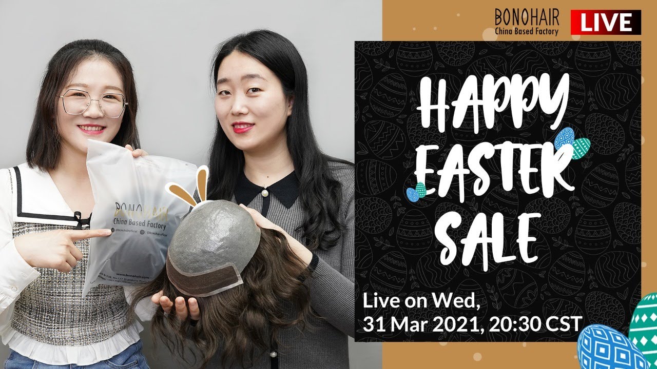 Happy Easter Hair System Sale | Bono Hair | Toupee