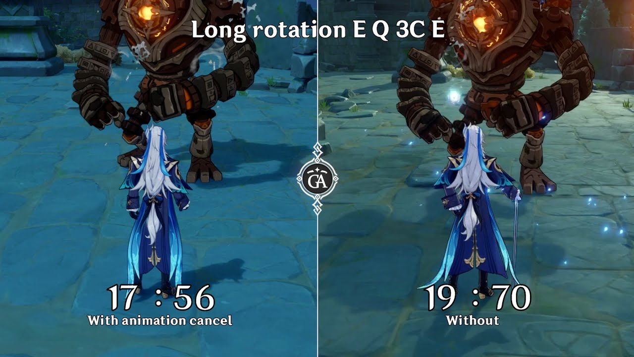 Neuvillette Animation cancel guide | Genshin Impact