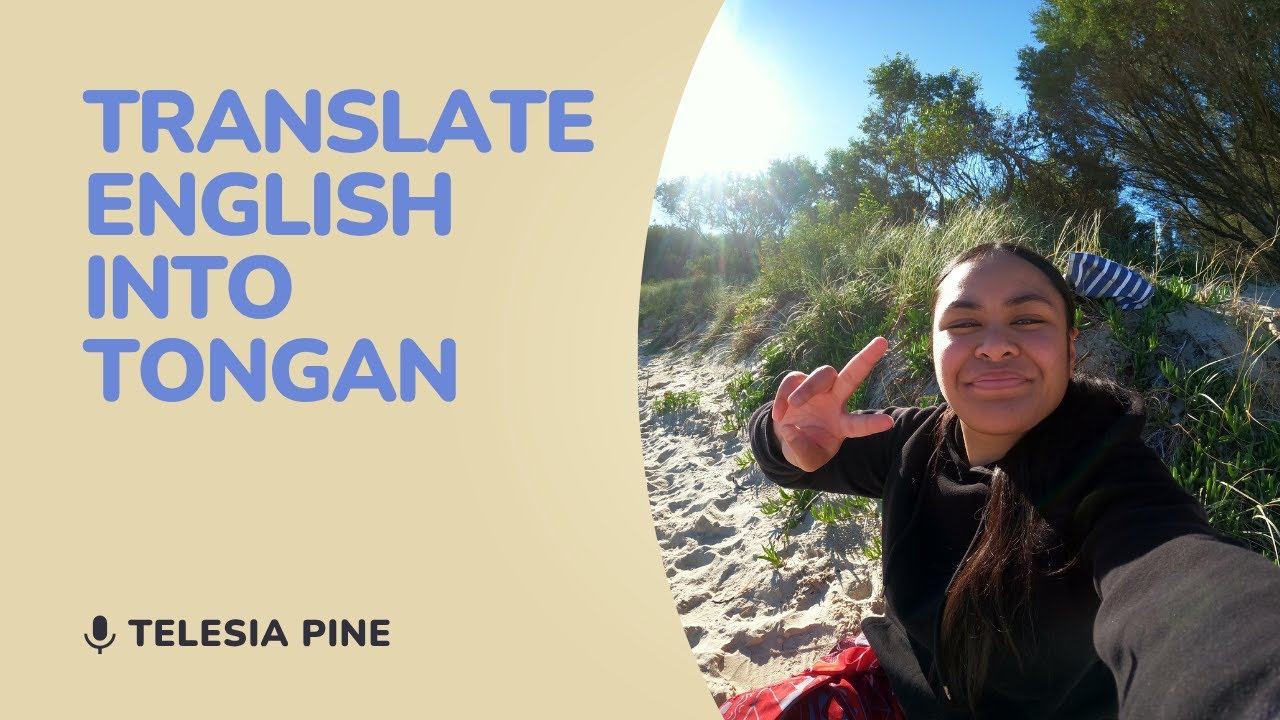 Translate English into Tongan