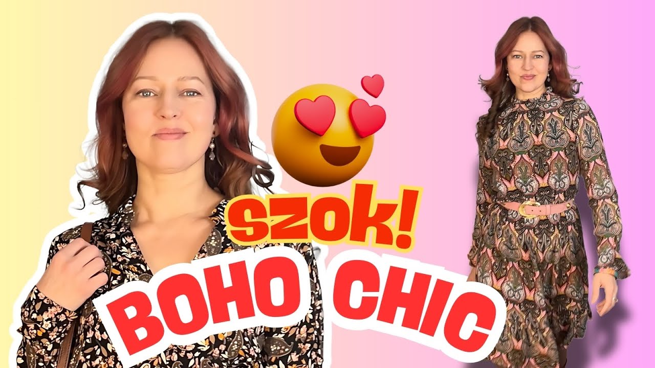 Haul lumpeksowy w trendach 2025 - boho i lata 70'! Mega sukienki, vintage żakiet cud i wełna 100%!
