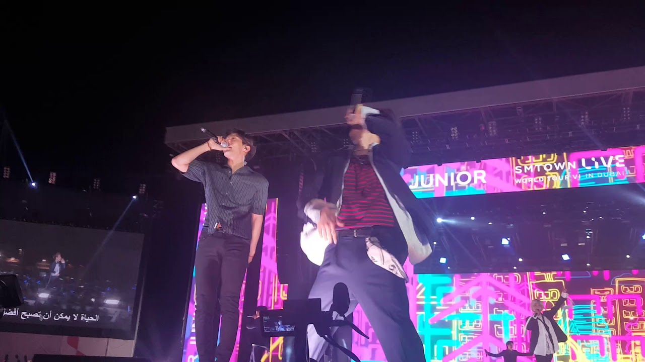 060418 SMTOWN LIVE WORLD TOUR in Dubai Super Junior - DEVIL / MIRACLE