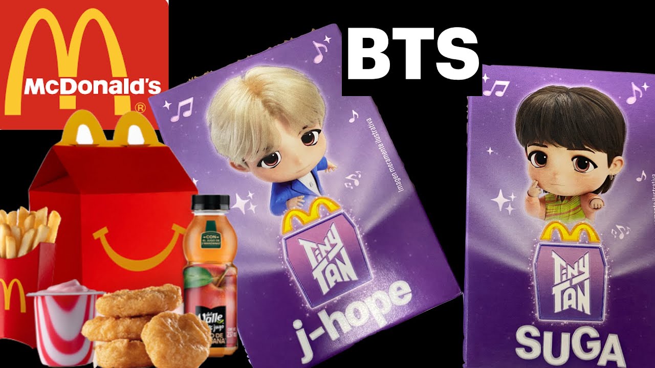BTS tiny tan edición nostalgia de McDonalds