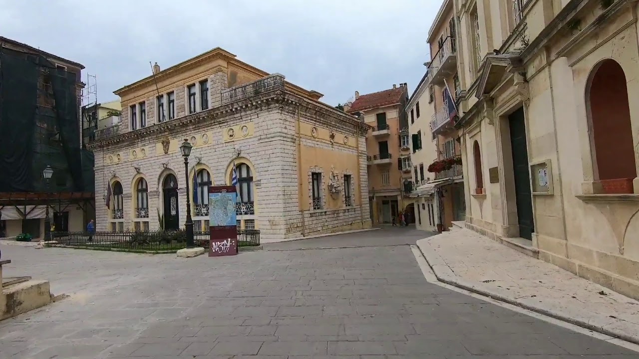 Corfu Town by bike during Covid 19 lockdown by Harry Zervos!