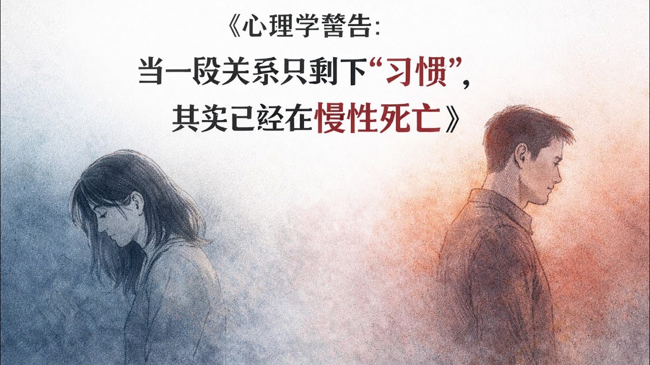 《当一段关系只剩下“习惯”，其实已经在慢性死亡［智慧脑洞物语］》