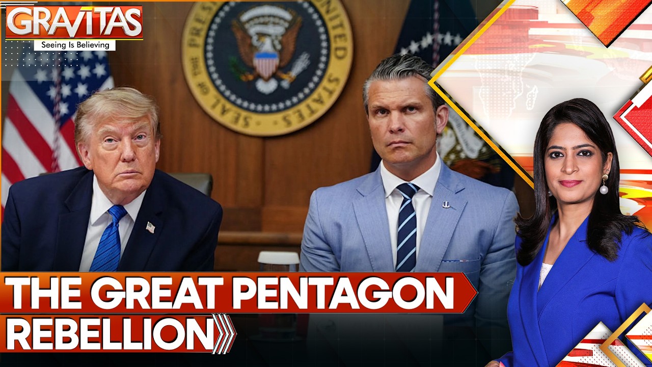 Great Pentagon Rebellion: 80 Generals, Admirals Defy Trump, Hegseth, Get Sacked | GRAVITAS
