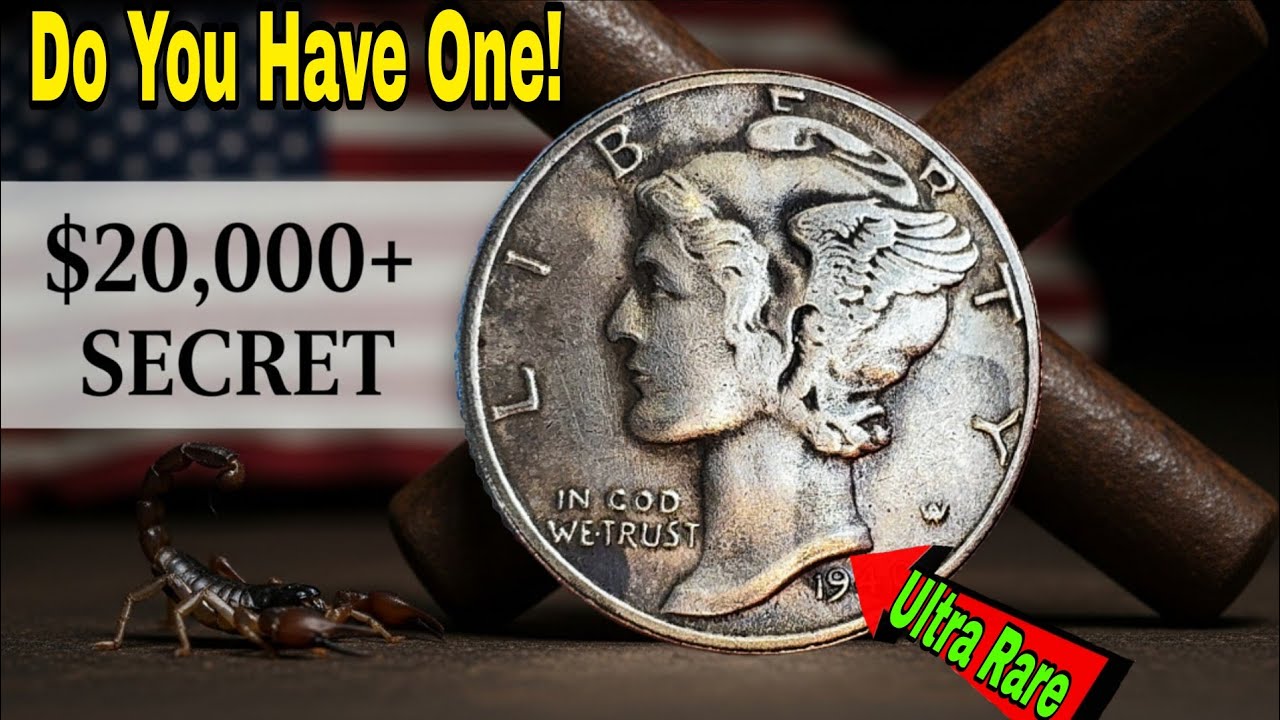 5 Mercury Dimes Worth a Fortune 💰 | Ultra Rare Silver Coins Hidden in America’s Change!