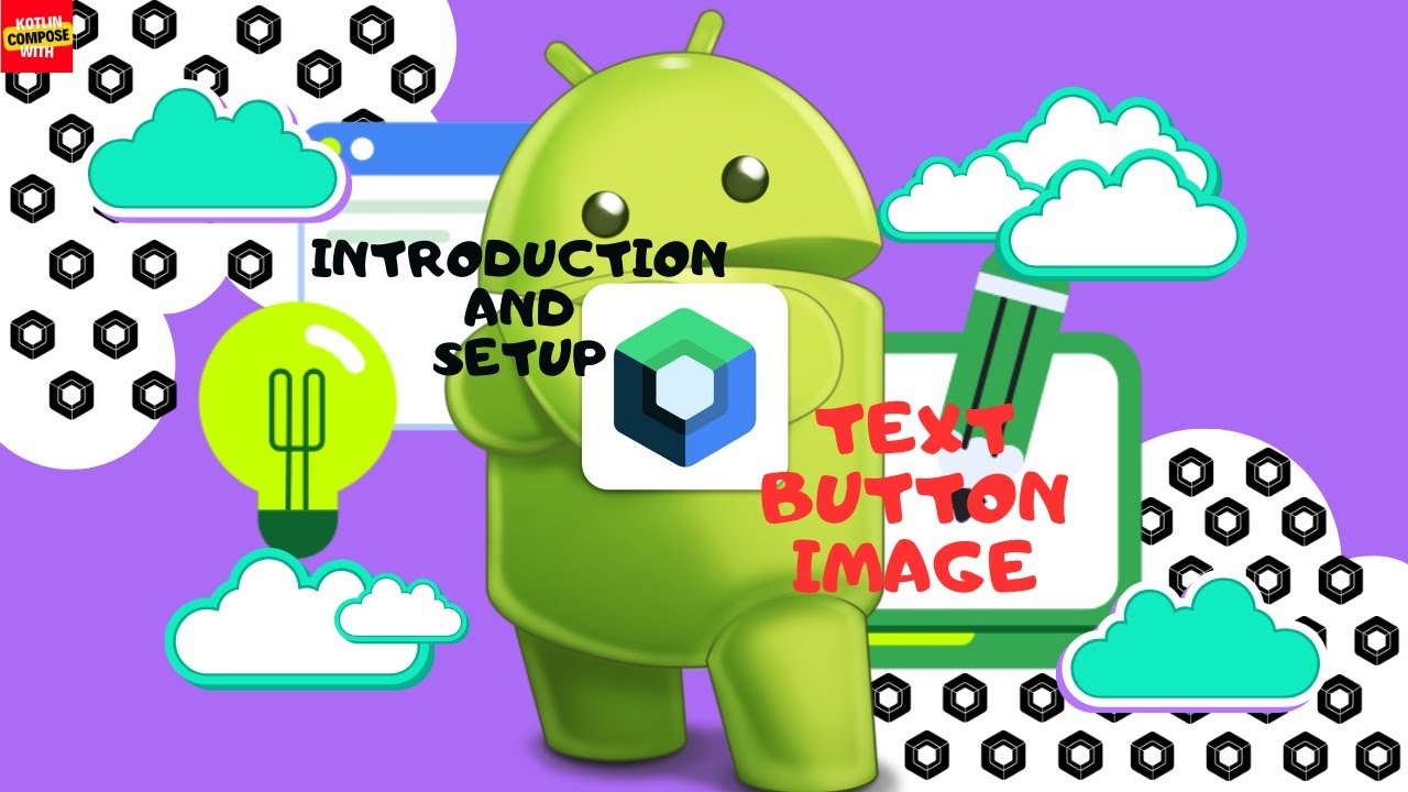 TEXT, BUTTON AND IMAGE IN JETPACK COMPOSE
