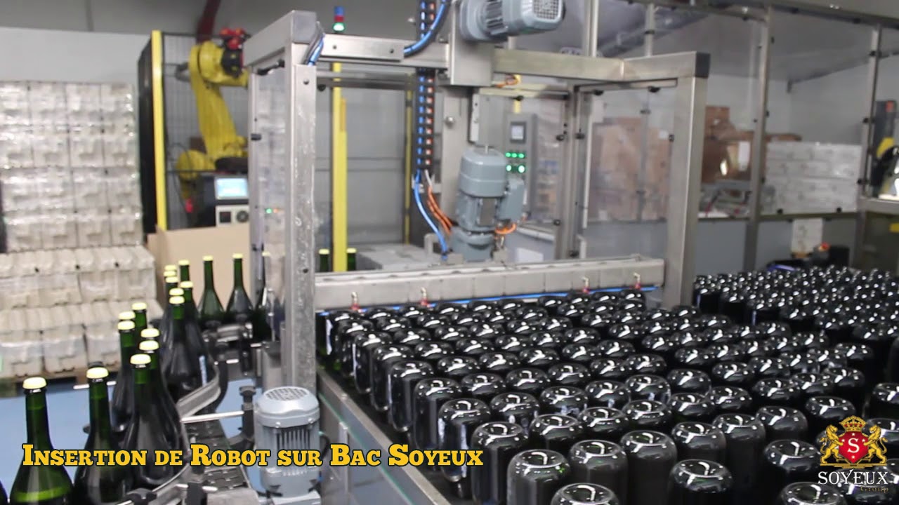 Insertion robot sur bac soyeux 2019