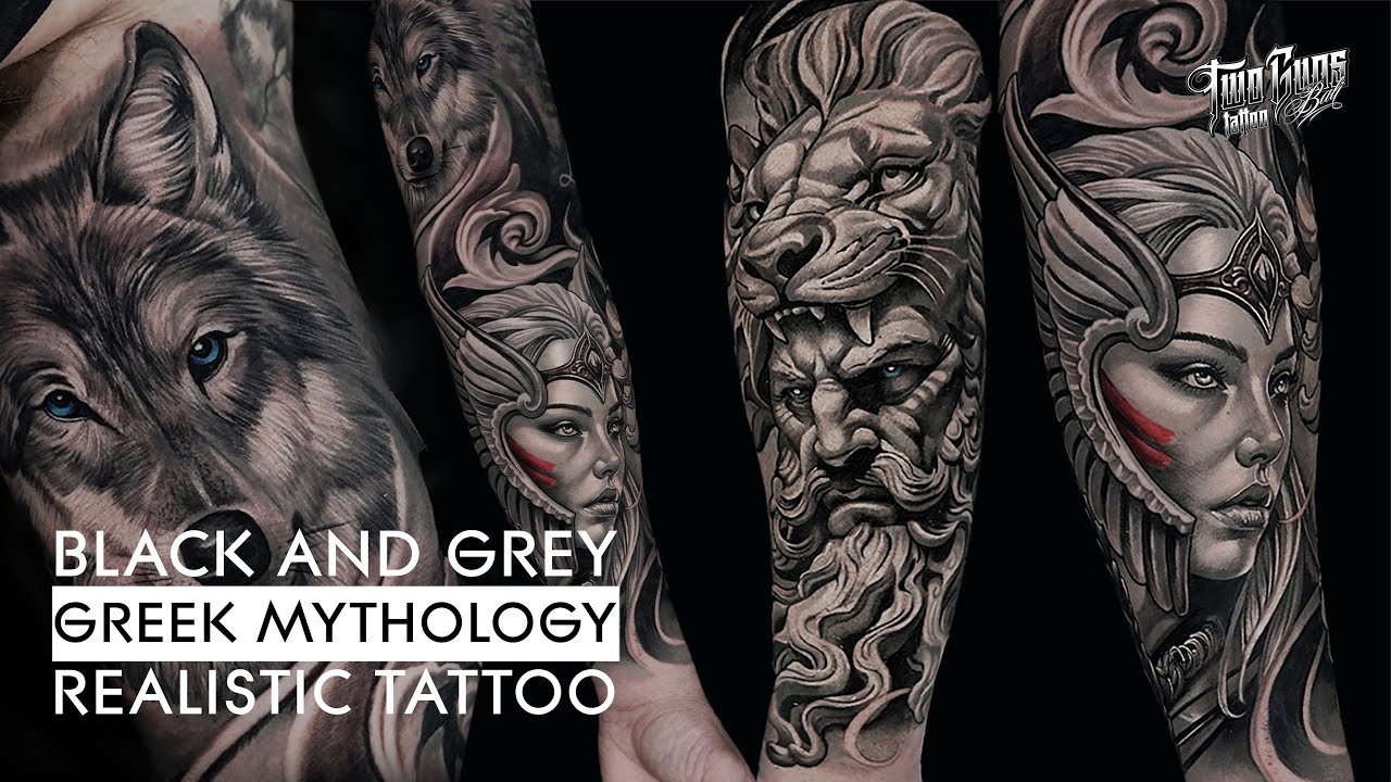 Tattoo Time Lapse Watch: Epic Greek Mythology Sleeve Tattoo