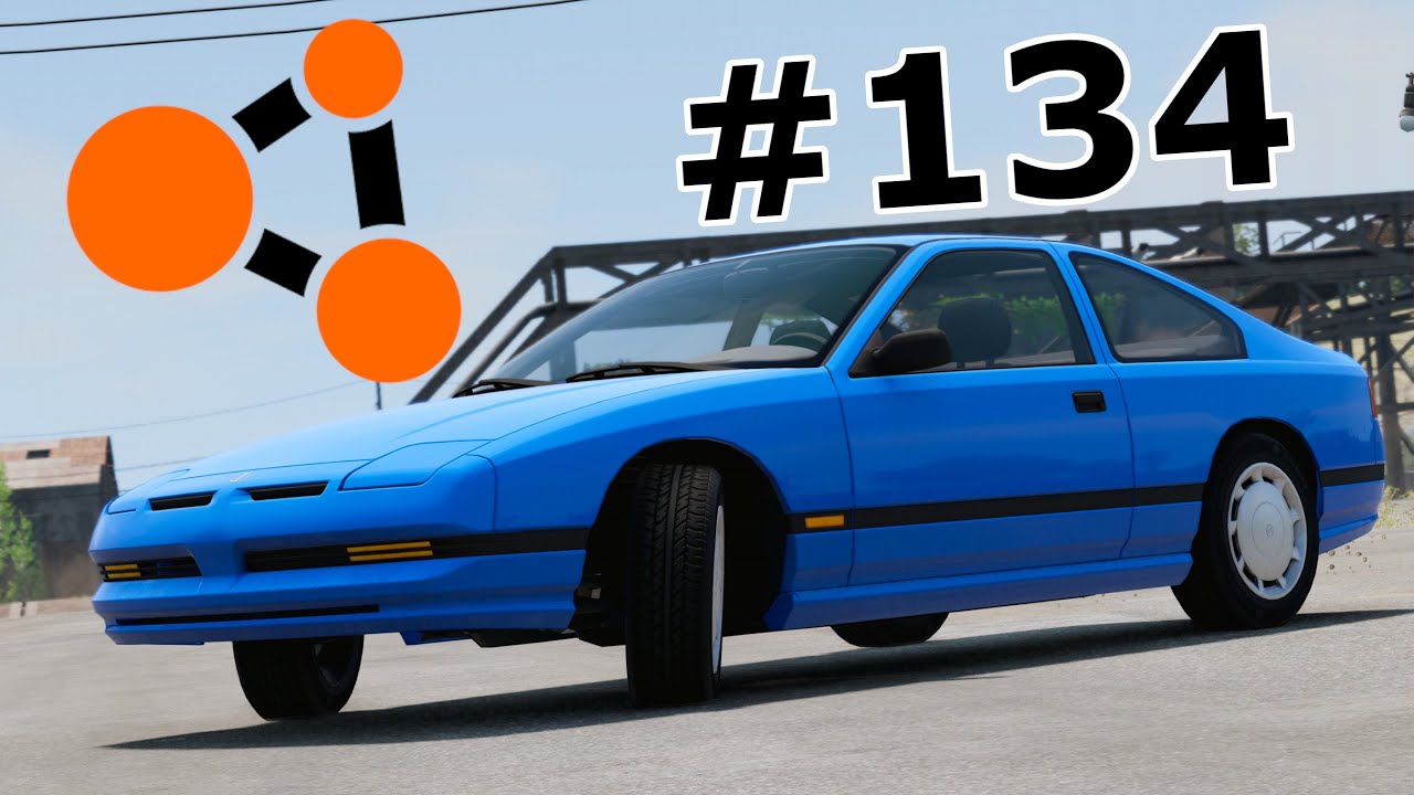 BeamNG.drive (#134) - Nauka driftu na placu z kamerką i kierownicą