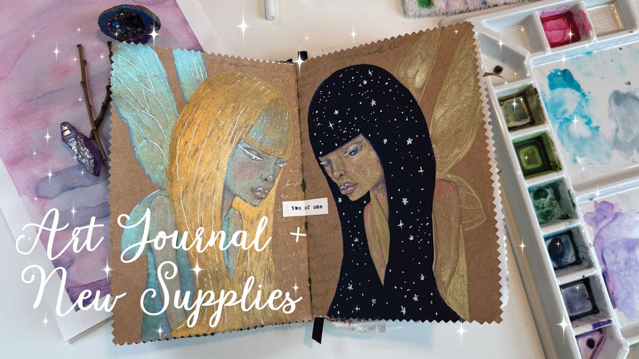 Unboxing New Art Tools 🌿 + The Heartfelt Tale of Twin Faerie Healers