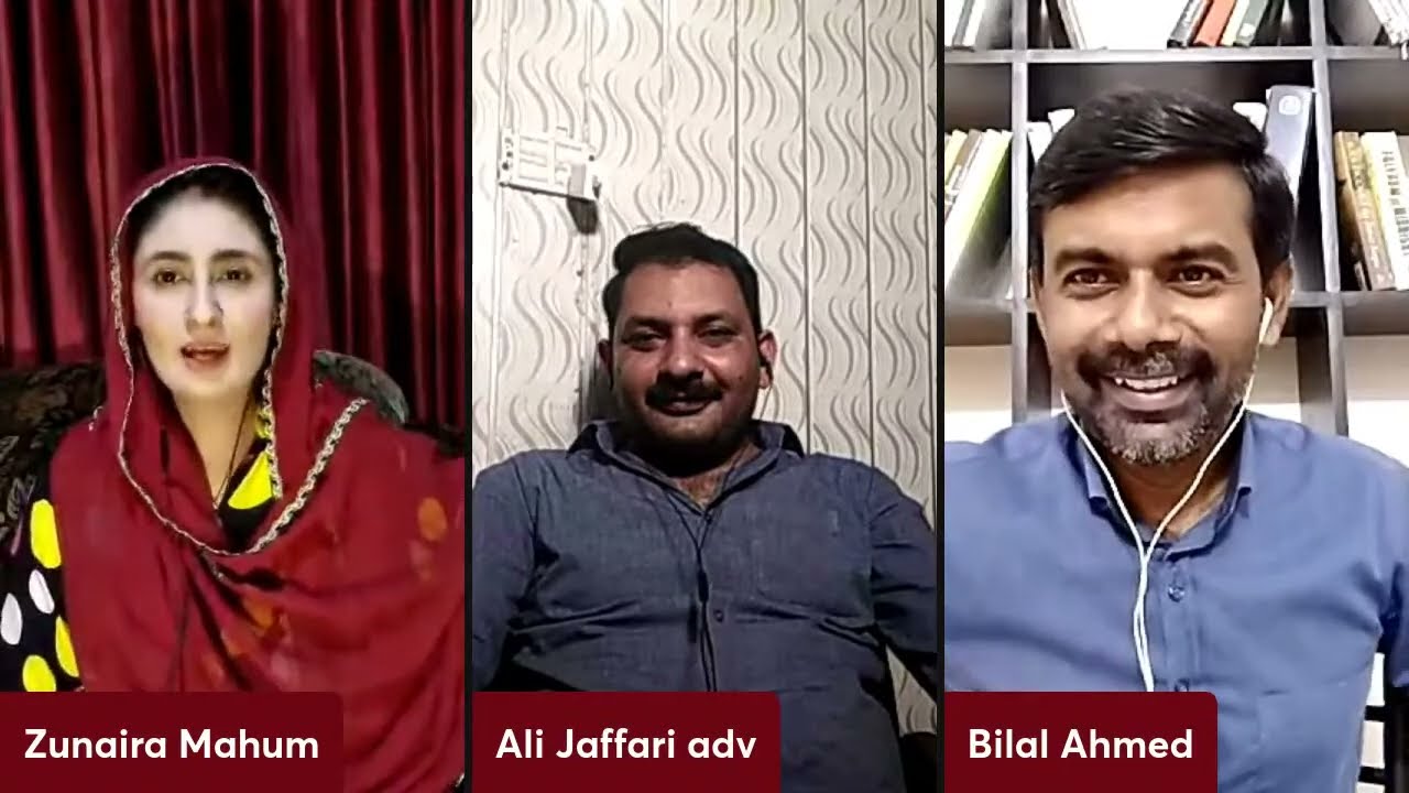 Zunaira Mahum Live With Ali Jaffery Advocate, Journalist Bilal Ahmad, Mian Asif On Zaheer Case