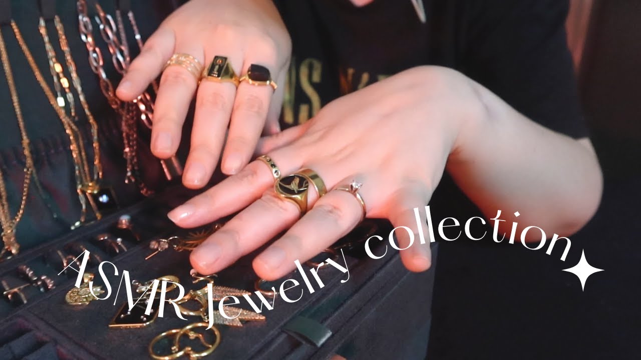 ASMR Jewelry Collection 💎✨soft spoken✨ Simple and Realistic