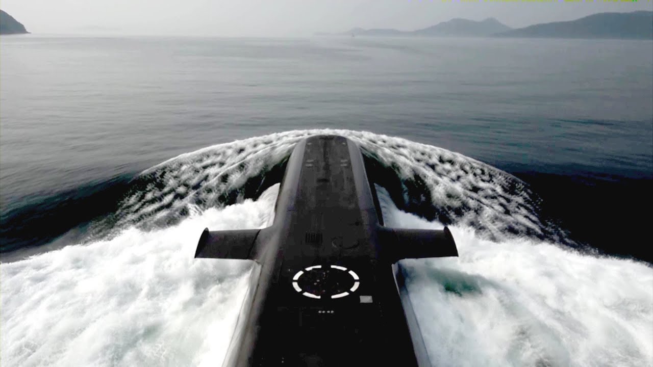 [해군공개영상] 잠수함 '안중근함' 훈련 장면 Millitary Drill of Submarine, 'An Jung Geun', Republic of Korea Navy