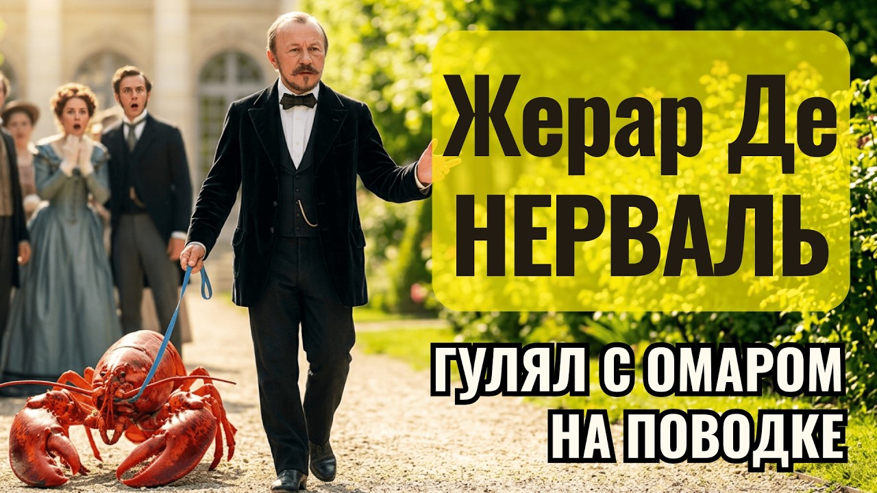 ЖЕРАР ДЕ НЕРВАЛЬ: Поэт с ОМАРОМ на поводке. Как БЕЗУМИЕ и НИЩЕТА довели до ПЕТЛИ!