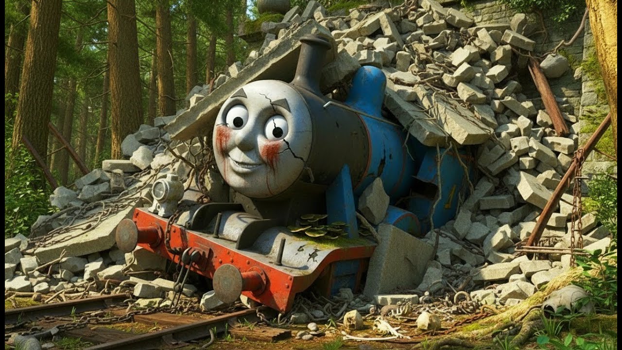 I Found This Forgotten Thomas Tank Engine Under a Collapsed Tunnel! ASMR Car Restoration 🚂