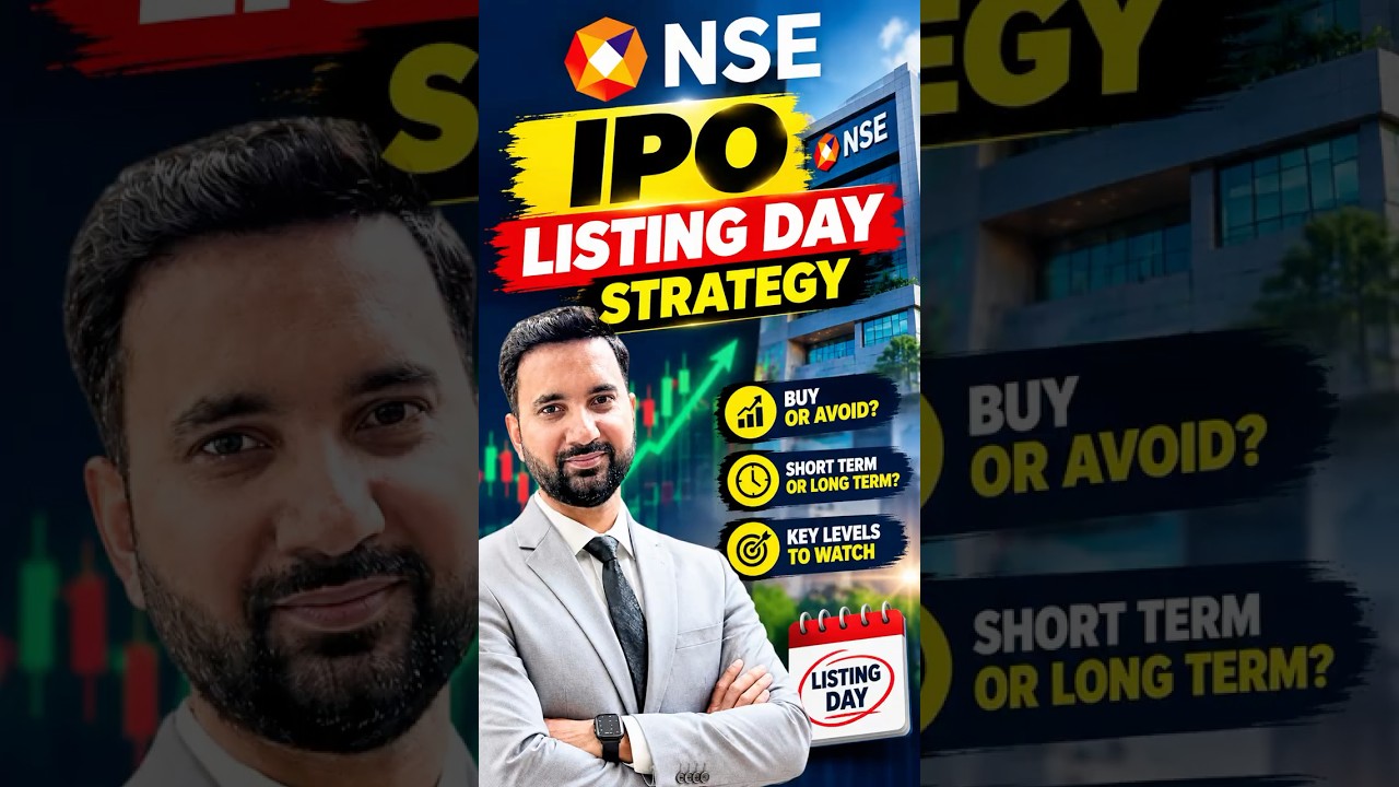 NSE IPO Listing Day Strategy | Buy or Avoid? | Short Term vs Long Term | Key Levels to Watch