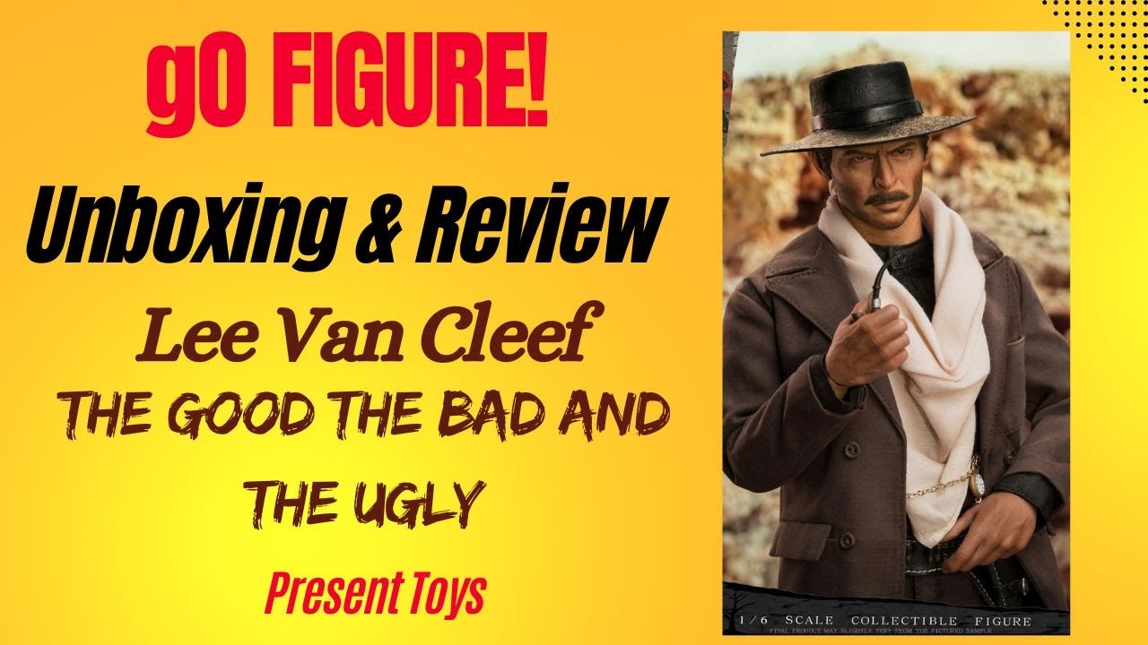 PRESENT TOYS LEE VAN CLEEF THE GOOD THE BAD AND THE UGLY ANGEL EYES 1/6 unboxing and review