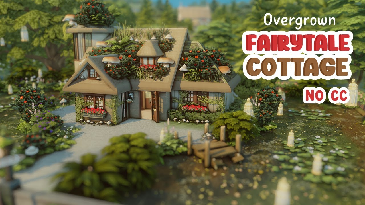Fairytale Cottage 🕯️✨ Sims 4 Speed Build