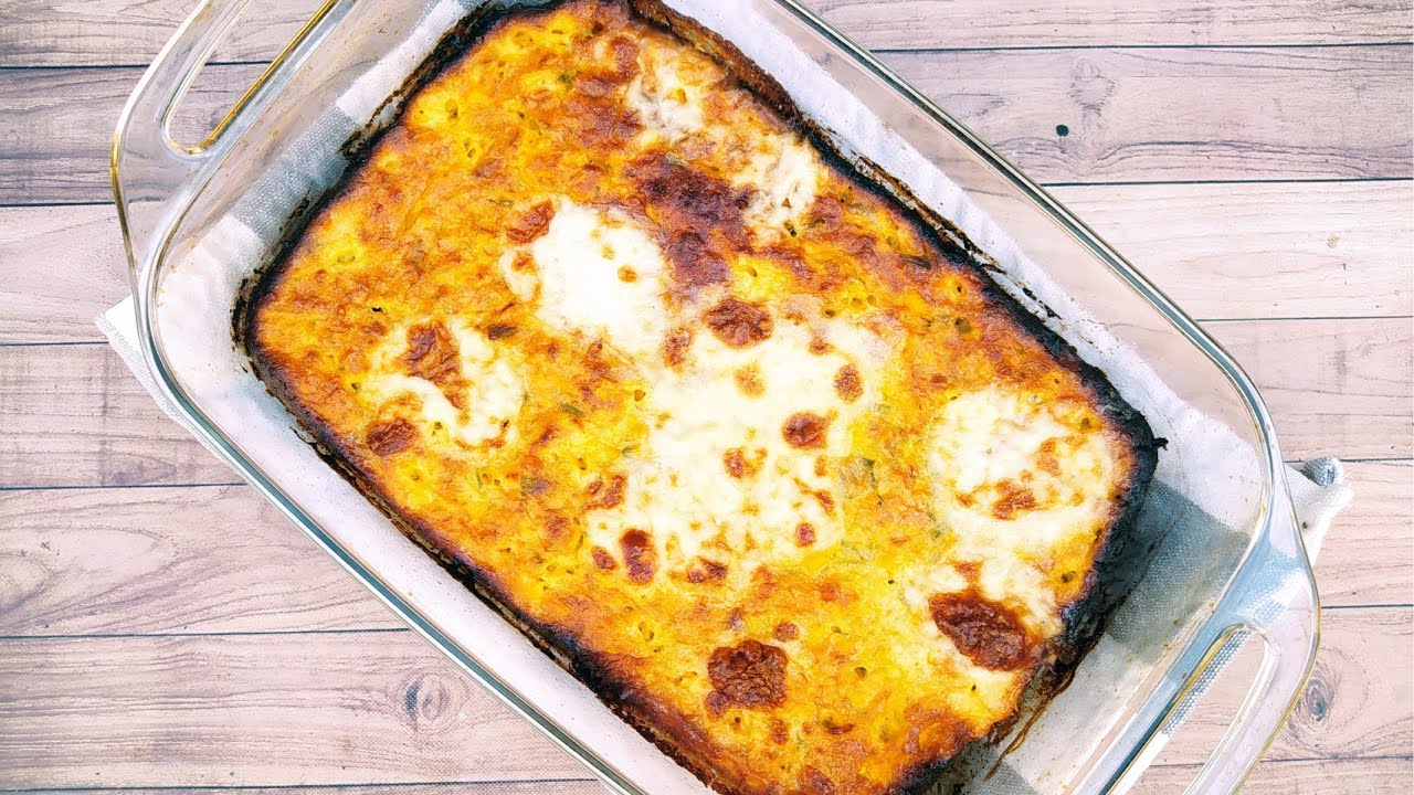🌽Pastel de CHOCLO con QUESO! 🌽 Saludable (CHIPÁ GUAZÚ) | SOLO 5 INGREDIENTES