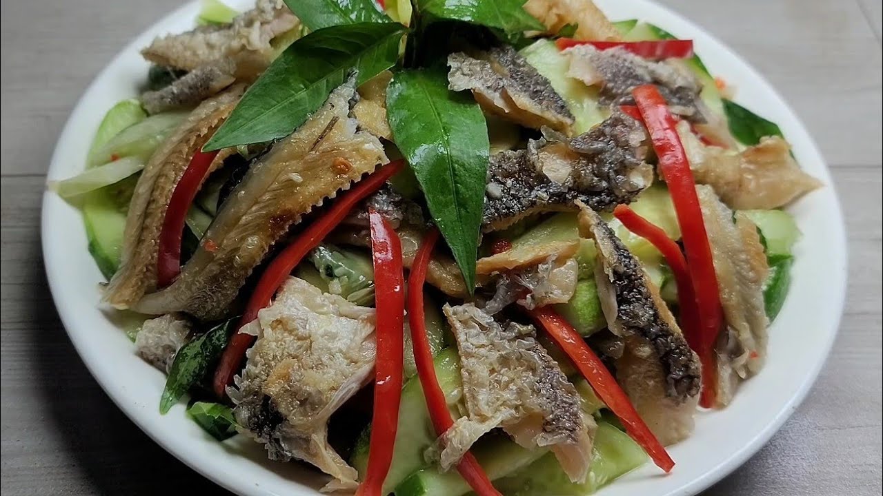 Cách Làm Gỏi khô Cá Lóc Đồng Gưa Leo Giòn Giòn Ngon ĐẶT SẢN MIỀN TÂY