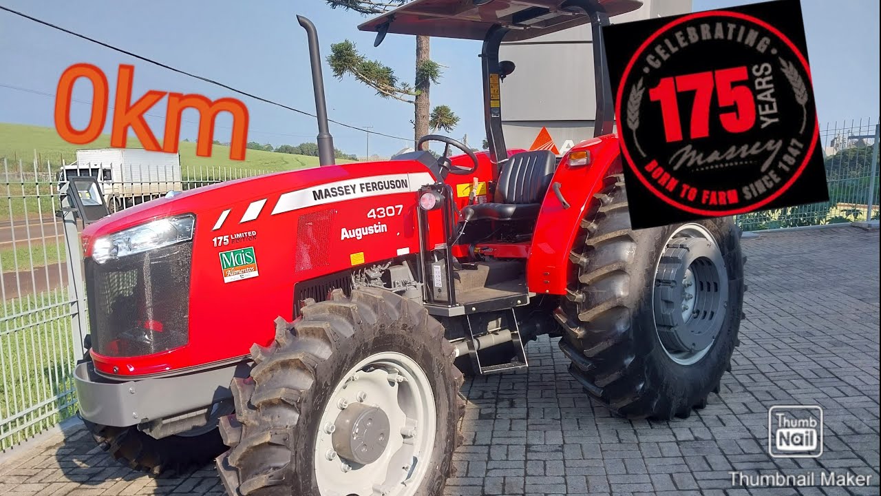 trator massey ferguson 4307 em detalhes