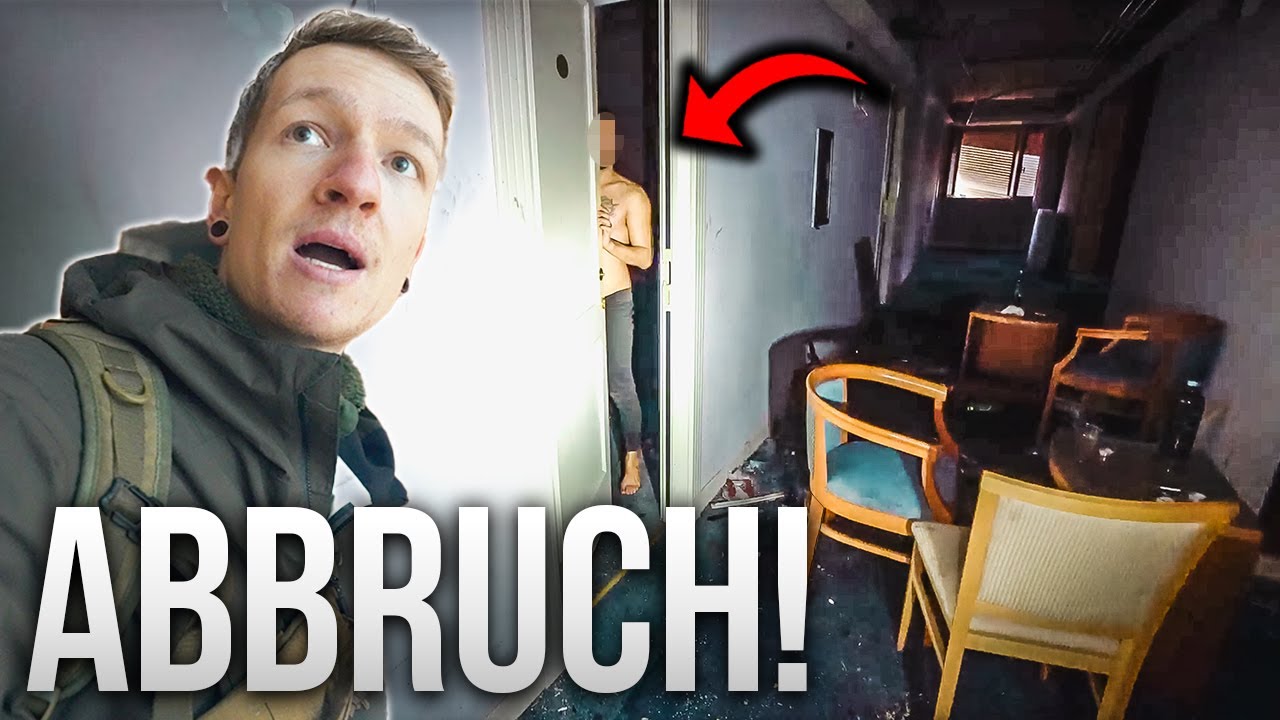 PLÖTZLICH GEHT DIE TÜR AUF! Abbruch der Erkundung eines verlassenen LUXUS HOTELS in Italien🇮🇹