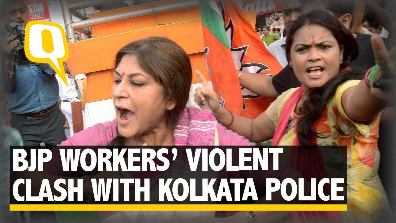 The Quint: BJP Workers Clash With Kolkata Police During March to CM&rsquo;s House