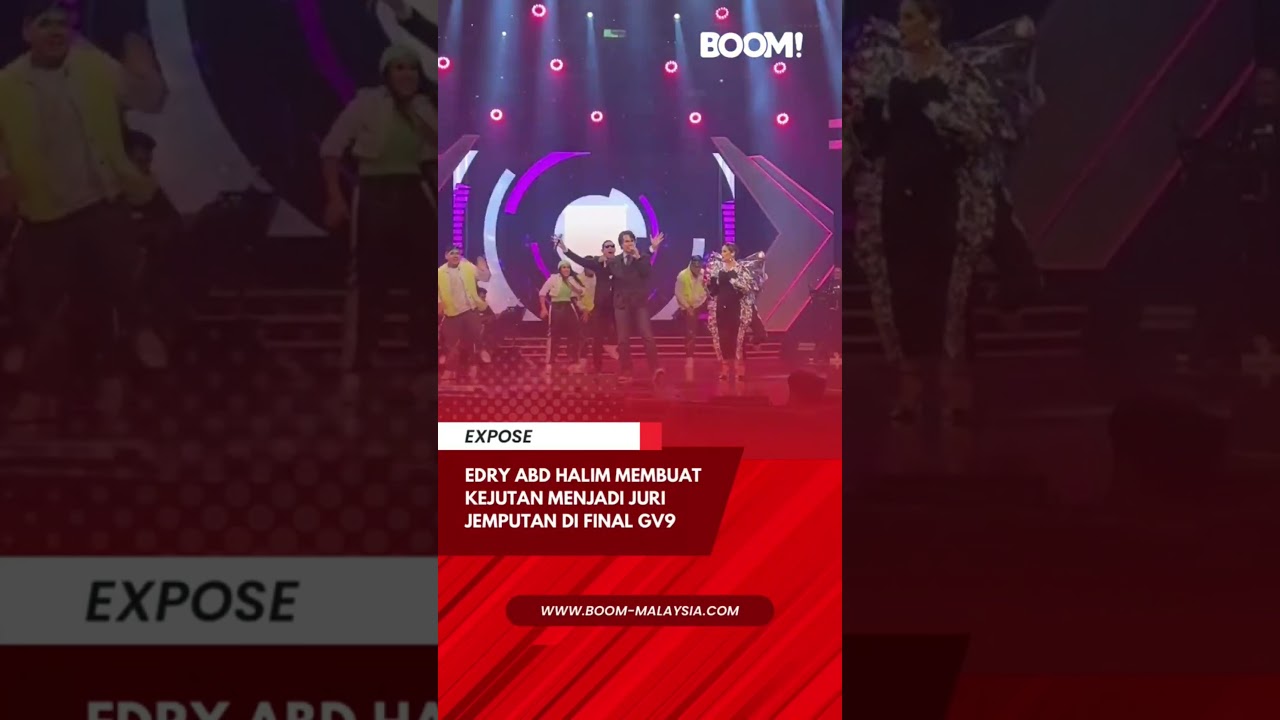 Wow! Lama tak nampak Edry muncul di kaca tv sejak beliau berpindah ke luar negara 😍 #boom #edry