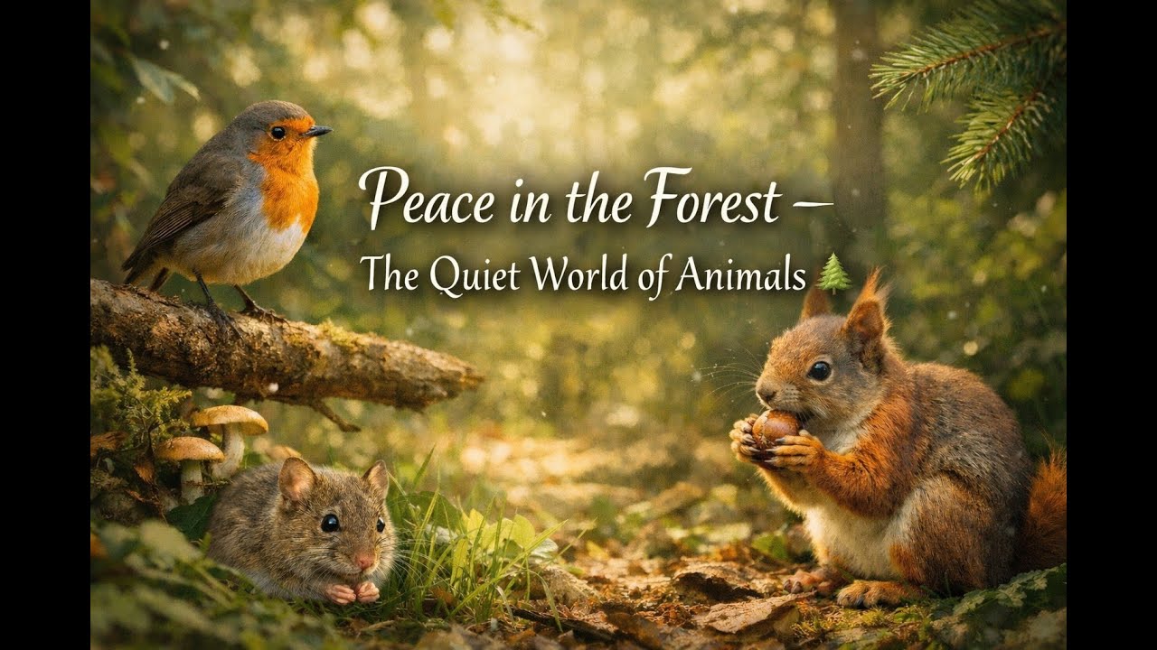 Peace in the Forest – The Quiet World of Animals 🌲