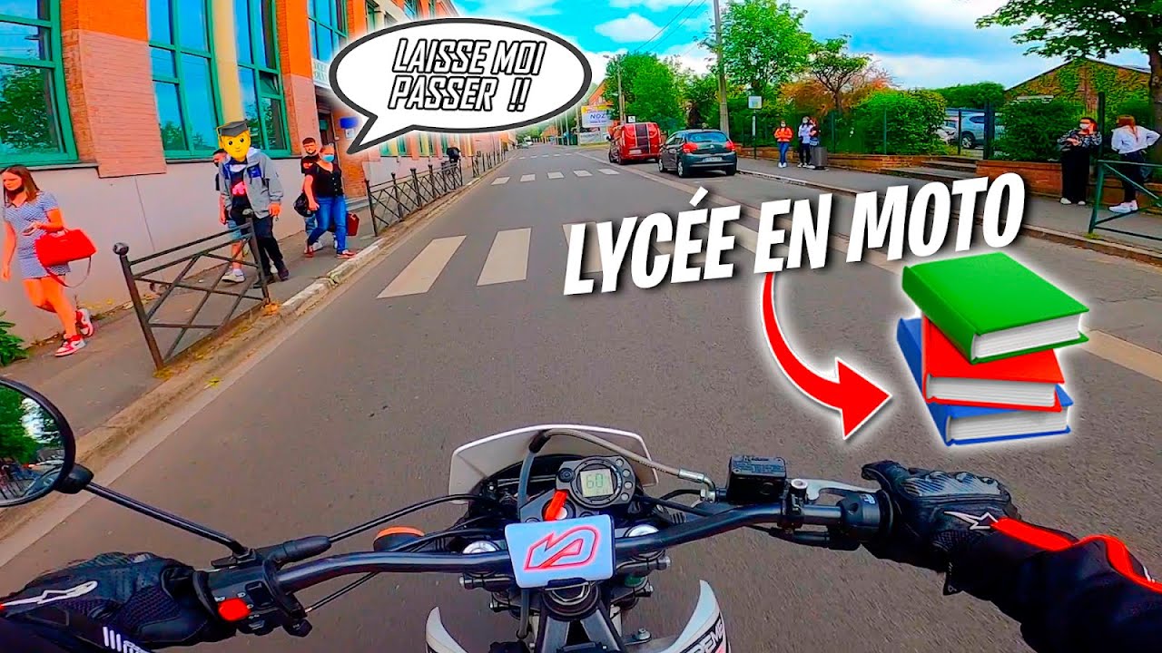 ALLER AU LYCÉE EN 50CC !🔥📚
