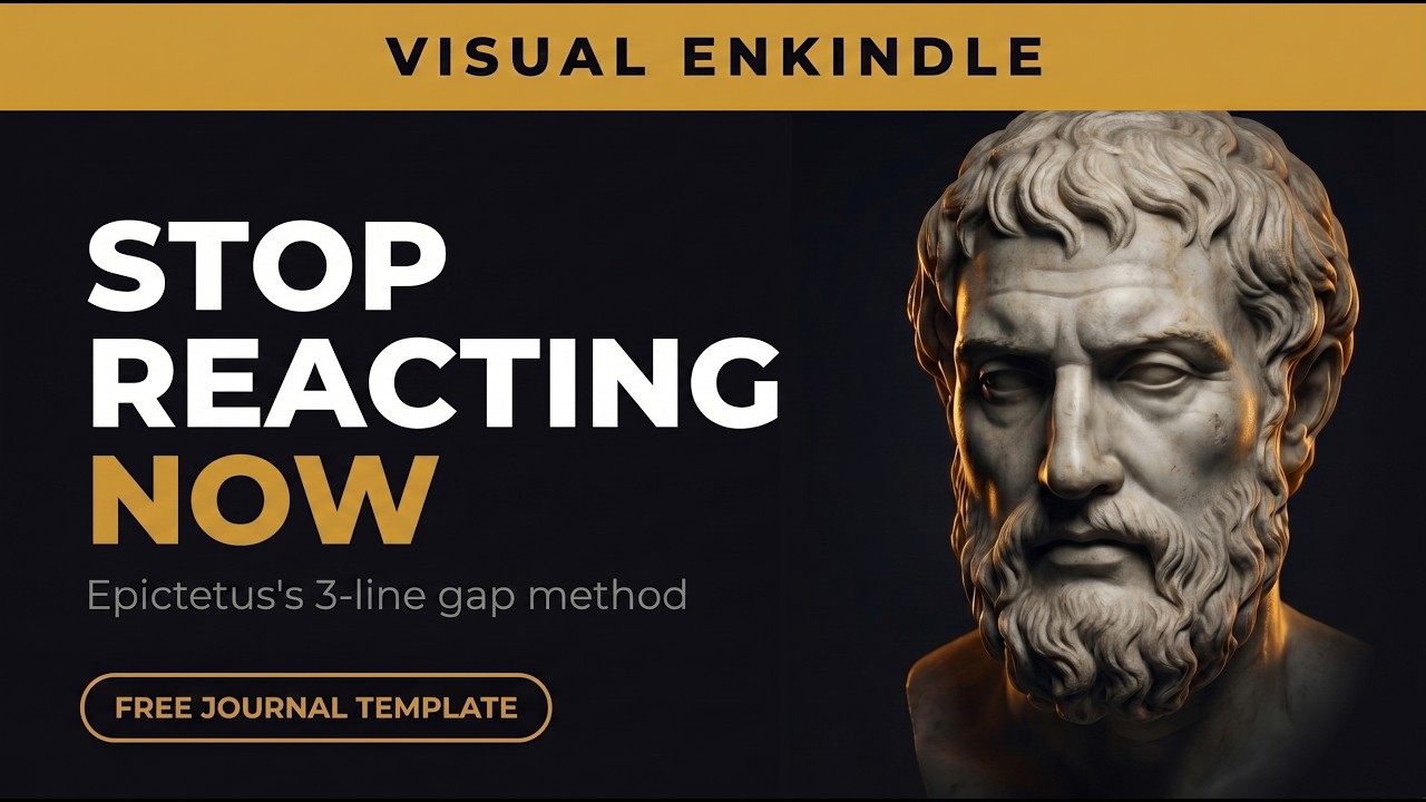 How To Control Your Emotions: 3 Stoic Journal Lines That Actually Work