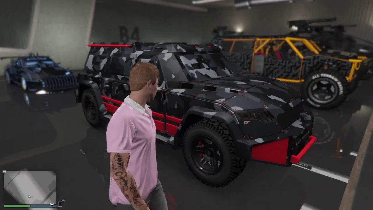 Garaje de mis vehiculos blindados y armados GTA V ONLINE