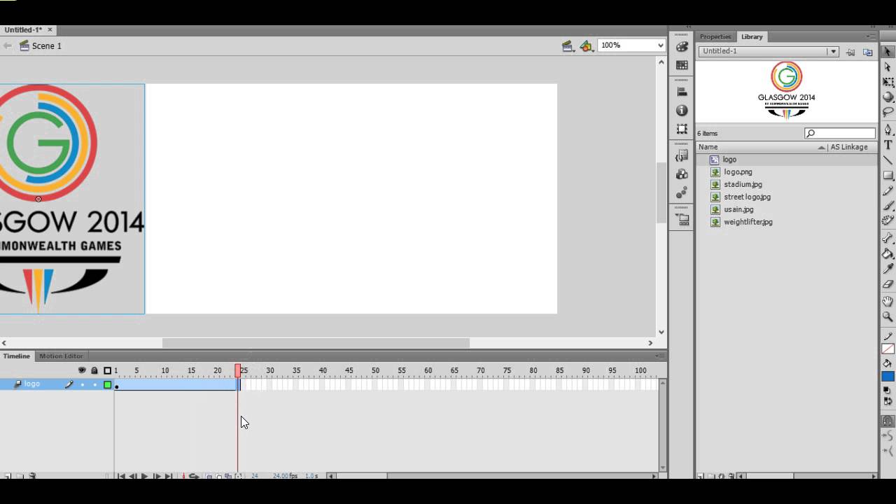 Tutorial: Create a simple slideshow of images in Flash CS6