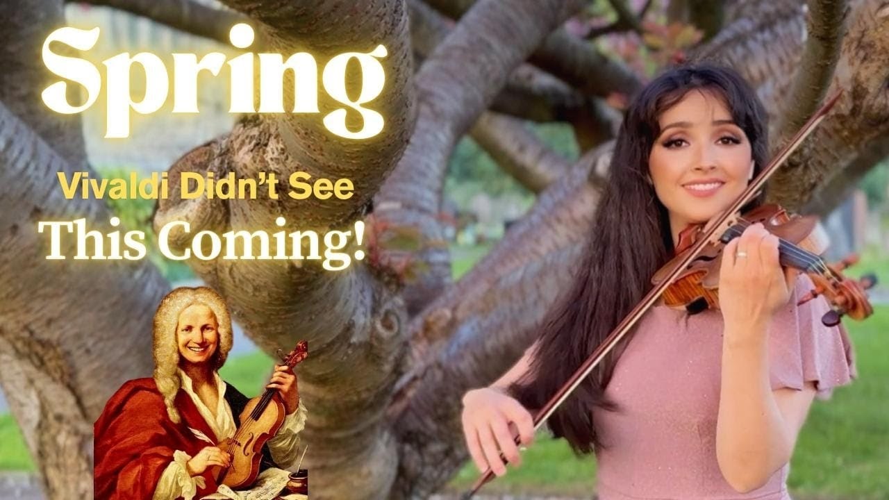 'Spring' by Vivaldi…with some unexpected guests! – Playful Violin Version With a Twist | Anna Snesar