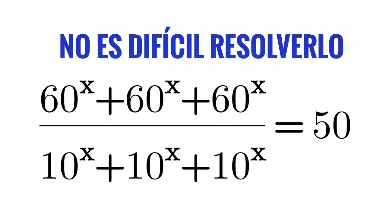 Es fácil al reducir a una ecuación más simple/No debes operar directamente