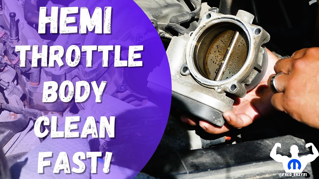 how to clean 5.7 hemi throttle body
