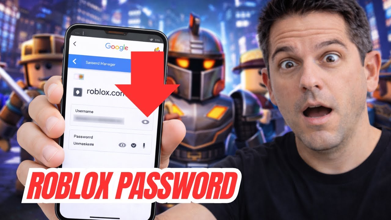 HOW TO SEE YOUR ROBLOX PASSWORD ON YOUR PHONE 🎮