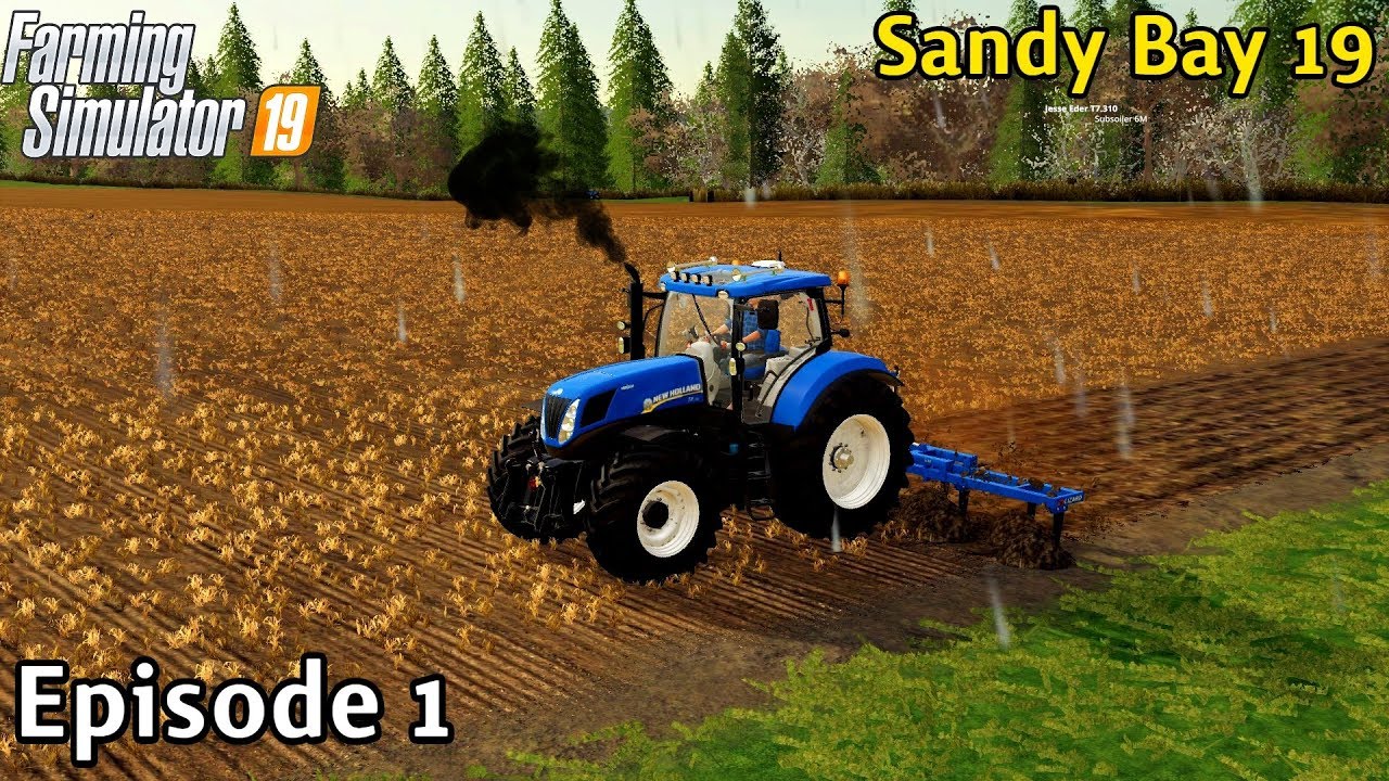 Farming Simulator 19 Timelapse - Sandy Bay 19 V1.1 Seasons Yr1 Ep 1 GETTING STARTED