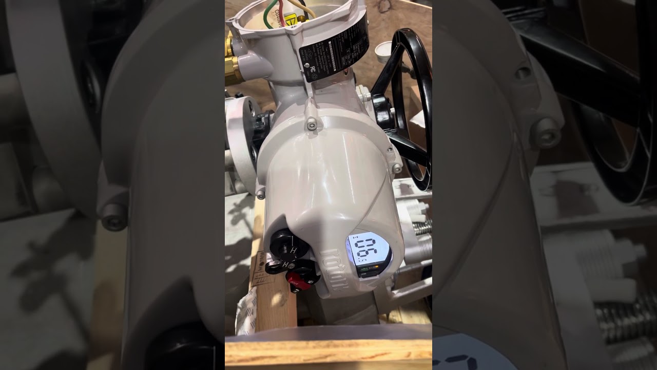 Control Center Rotork IQ12 calibration (isolating actuator)