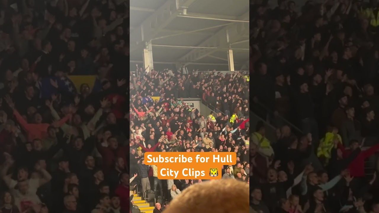 SHEFFIELD UNITED FANS CHANTING &ldquo;WE ARE THE BLADES&rdquo; AT THE MKM STADIUM #football #hullcity #united