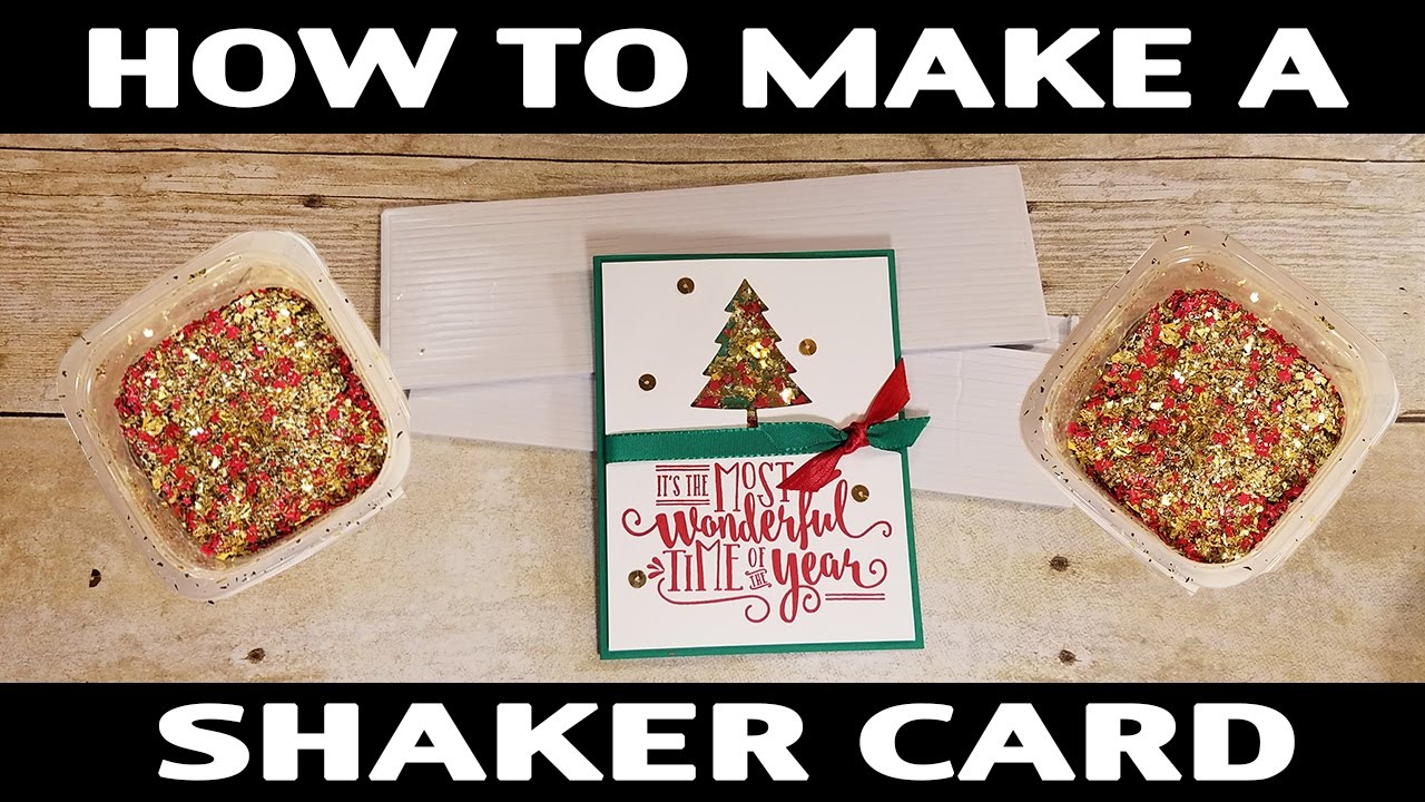 Stamping Jill - How To Make A Shaker Card, EASY!