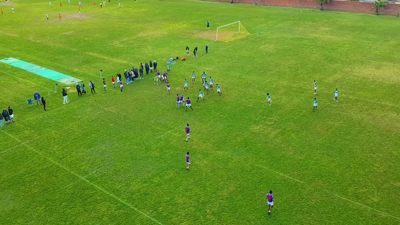 Under 16 rugby match 