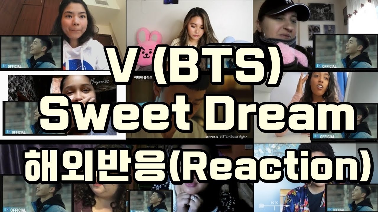 (Kpop Reaction Mashup/케이팝 해외반응) 뷔(V of BTS)) - 